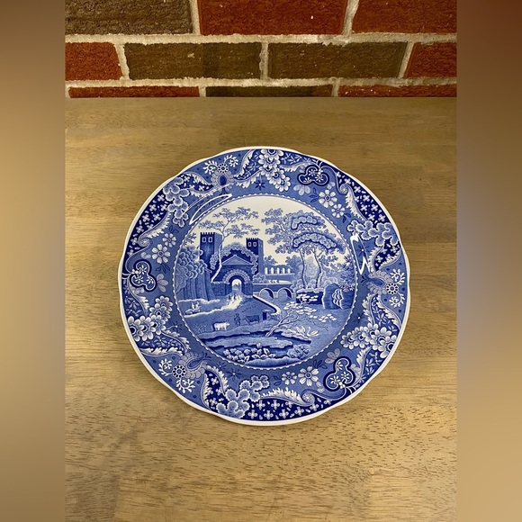 Spode Castle Dinner Plate Blue room Collection Traditions series 10.25" - Picture 1 of 7
